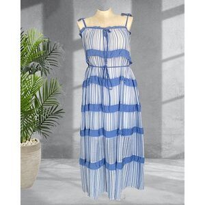 Perfectly Priscilla No Holds‎ Barred Tiered Maxi Dress Sz 3X